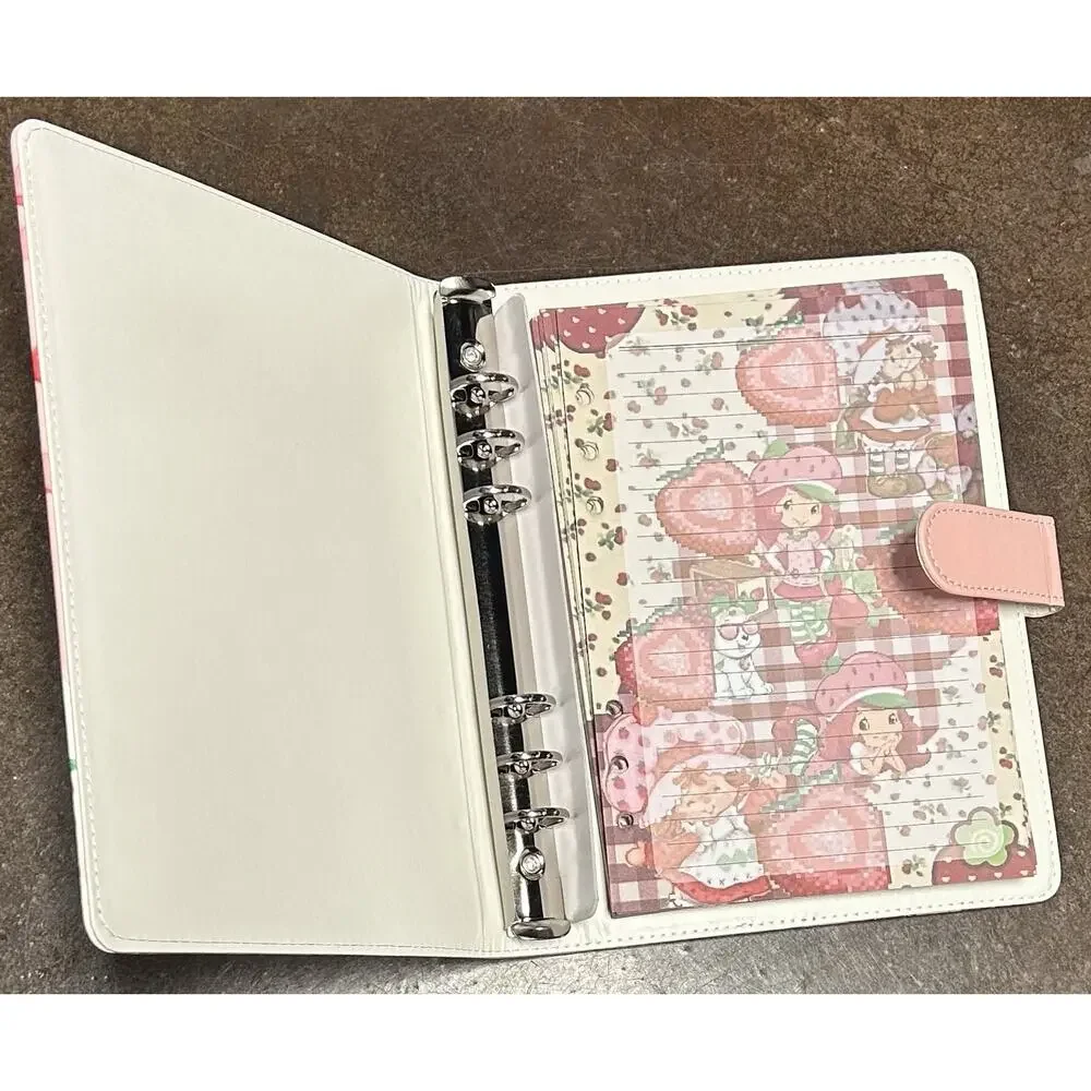 Strawberry Shortcake Friends A5 Binder w/ Printed Stationery paper & Tote